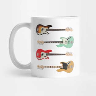 4 String P and J Style Bass Guitar Pack Mug